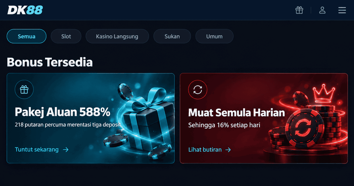 Tawaran pakej aluan DK88